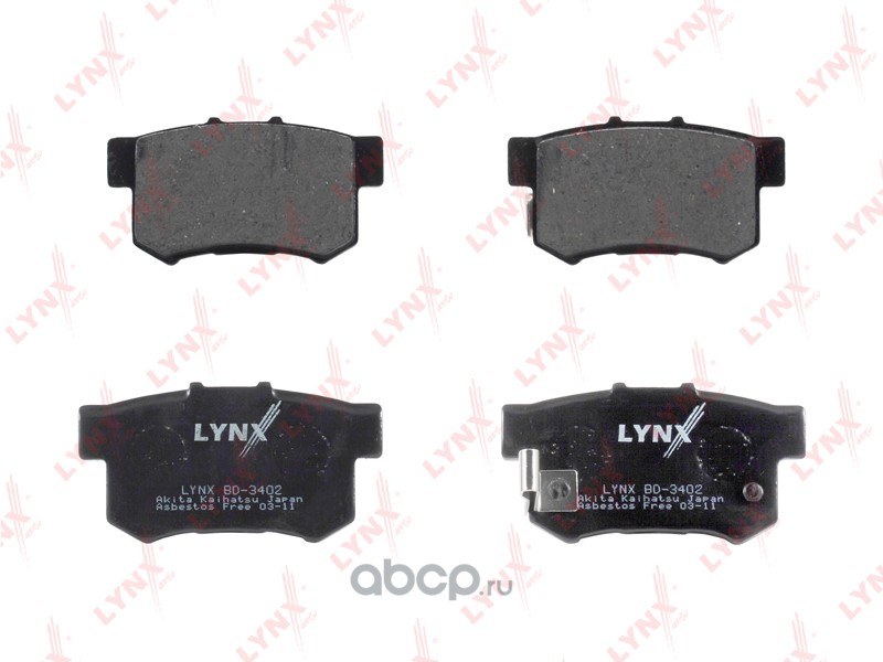 Колодки задние LYNXauto BD-3402