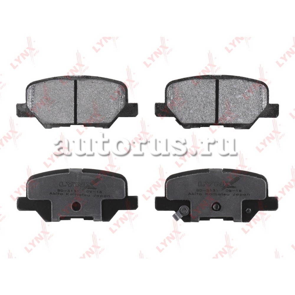 Колодки задние LYNXauto BD-5131