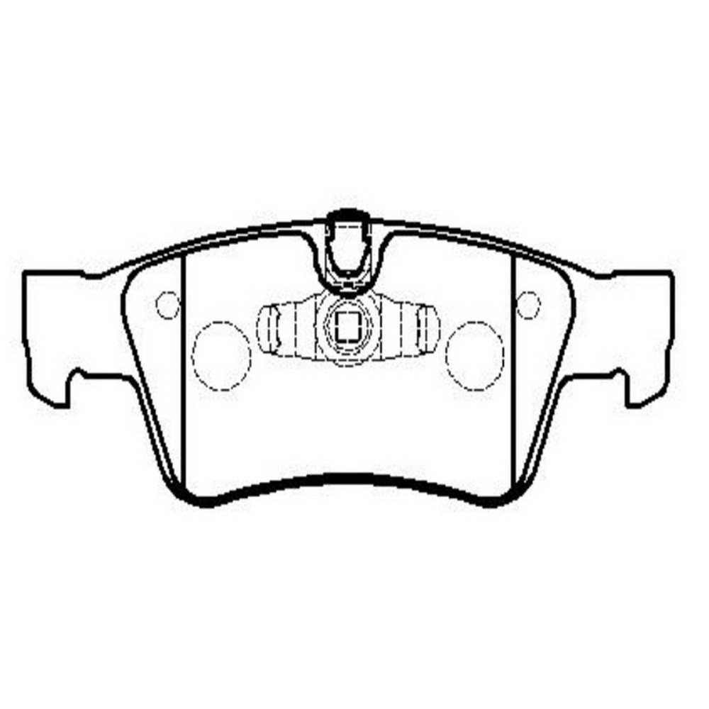 Колодки задние MB ML(W164)/GL(X164) 04 CKBZ53 CTR GK0080