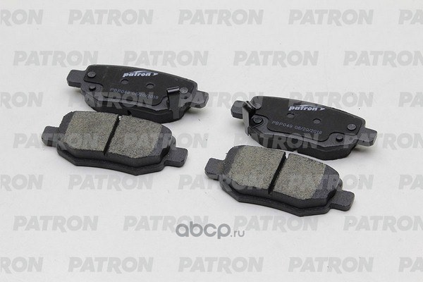 Колодки тормозные дисковые задн Chery A3 03.10- ,Chery A5 03.06-, Chery M11 0 PATRON PBP049