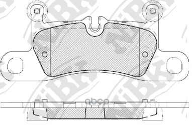 Колодки задние NIBK PN0565