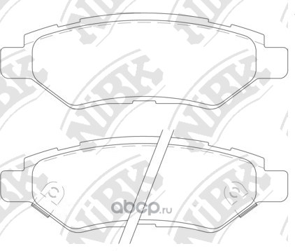 Колодки задние NIBK PN51007