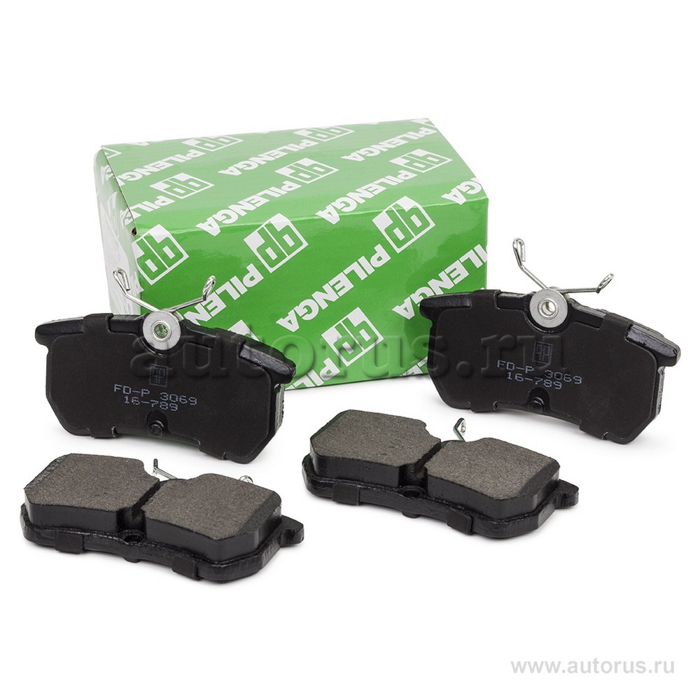 Колодки тормозные дисковые задние для FORD FOCUS 1, FIESTA PILENGA FD-P 3069