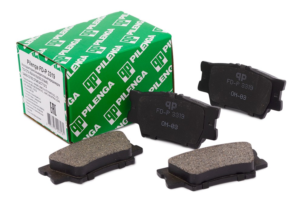 Колодки тормозные дисковые задние (Аналог FD-P 3317) для TOYOTA RAV 4 III (A30), IV (A40) PILENGA FD-P 3319
