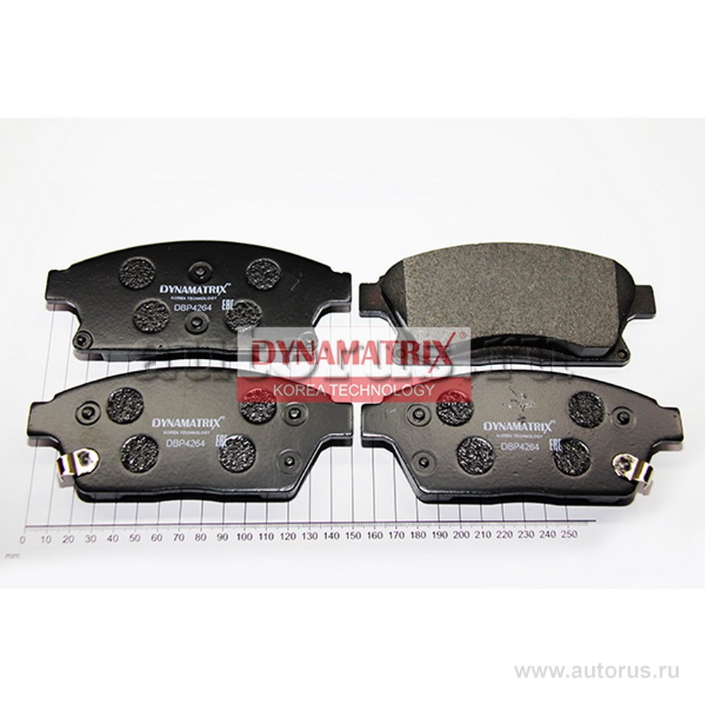 Купить Комплект колодок для дисковых тормозов DYNAMATRIX-KOREA DBP4264 ...