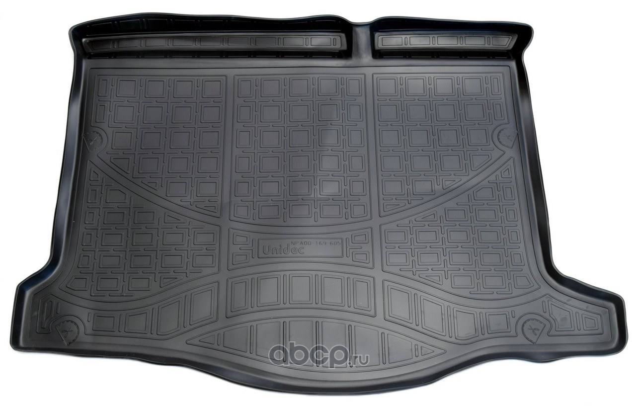 Коврик в багажник полиуретан NORPLAST RENAULT Sandero, B52, HB, 2014 черный 1 шт. NPA00-T69-605