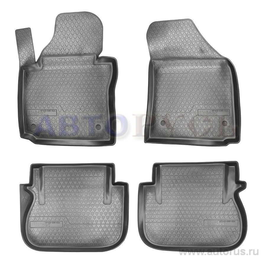 Коврики салонные для Volkswagen Caddy III (2004-2015)\ Volkswagen Caddy NORPLAST NPA10-C95-024