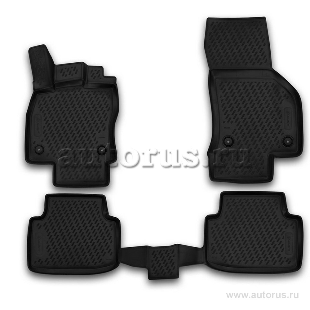 Коврики 3D в салон VOLKSWAGEN Passat B8, Сед/ Ун, 2015->, 4 шт. (полиуретан) Element CARVLK00001