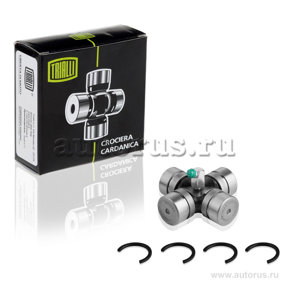 Крестовина для а/м Toyota Land Cruiser 100 (98-) (перед.) (29,01x47,3х77,2) TRIALLI CC 551