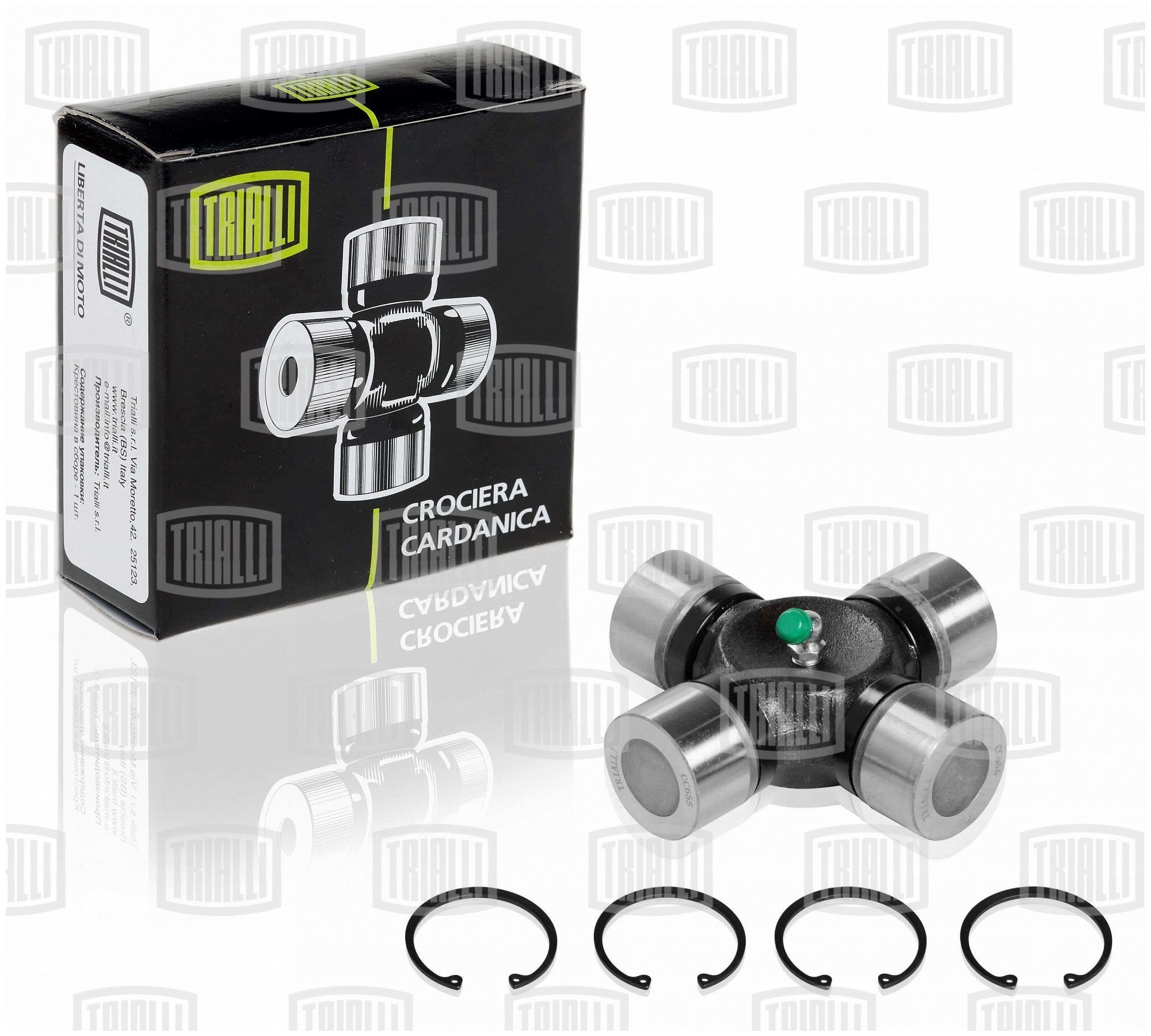 Крестовина для а/м  он   (14-)/ПАЗ Вектор   (14-) (34,95х106,3) TRIALLI CC 655