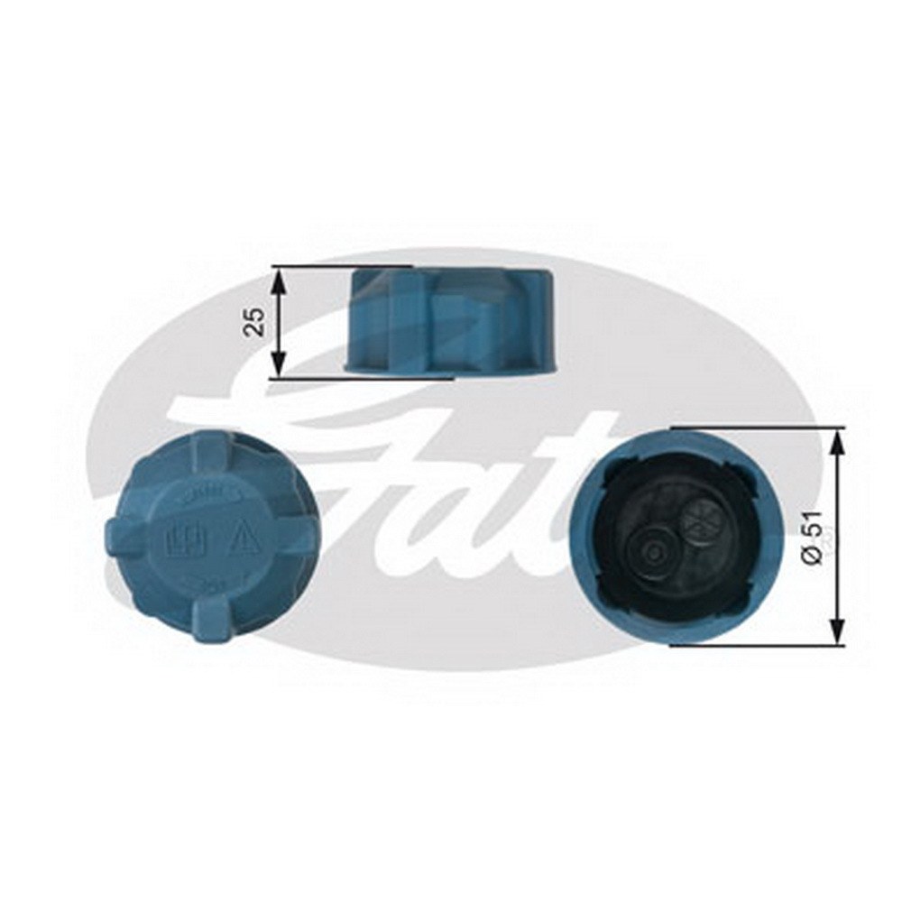 Крышка расширительного бачка для ALFA FIAT LANCI GATES RC220