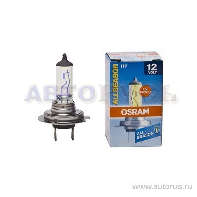Лампа 12V H7 55W PX26d OSRAM ALLSEASON 1 шт. картон 64210ALL