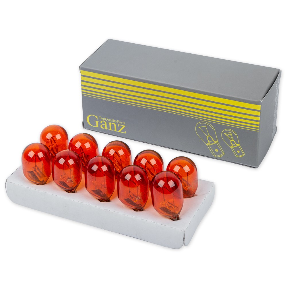 Лампа 12V WY21W 21W W3x16d GANZ 1 шт. BOX (10 шт. цена за 1 шт.) GIP06028