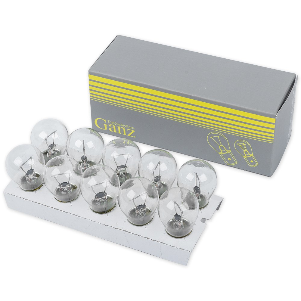 Лампа 24V P21W 21W BA15s GANZ 1 шт. BOX (10 шт. цена за 1 шт.) GIP06039