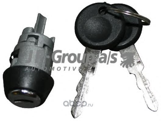 Личинка замка зажигания с ключами для VW G3/B3/B4/T4 JP GROUP 1190400200