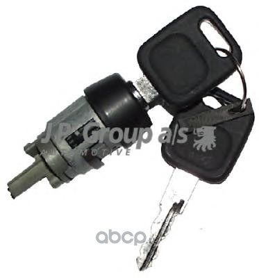 Личинка замка зажигания с ключами для AUDI 80(B4)/100/A6(C4) 91-97 JP GROUP 1190400700