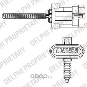 Датчик кислорода, лямбда-зонд CHEVROLET Aveo DELPHI ES20135-12B1