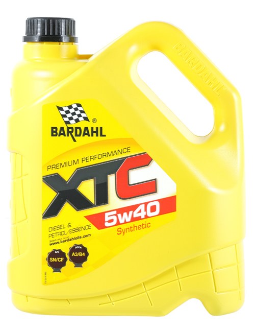 Масло моторное Bardahl XTC 5W-40 A3/B4 синтетическое 4 л 36162
