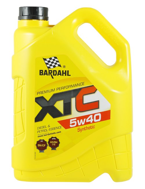 Масло моторное Bardahl XTC 5W-40 A3/B4 синтетическое 5 л 36163