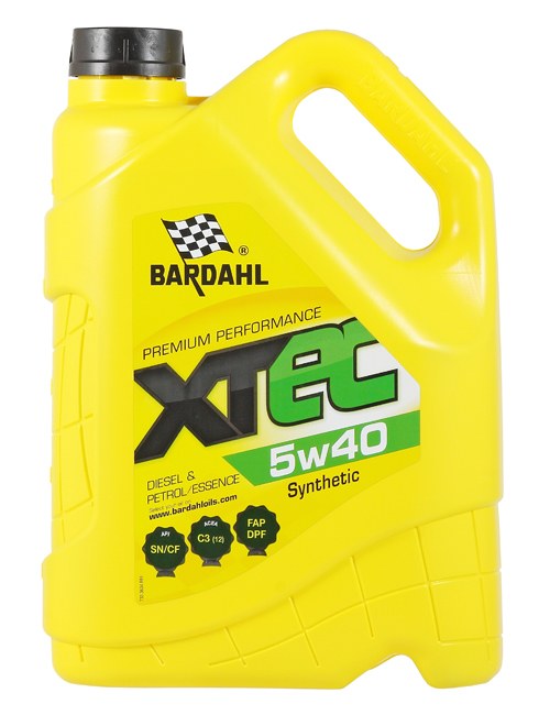 Масло моторное Bardahl XTEC 5W-40 C3 синтетическое 5 л 36343