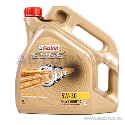 Масло моторное CASTROL EDGE LL 5W-30 синтетическое 4 л 15669A