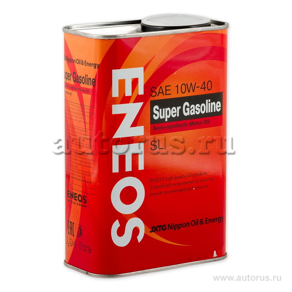 Масло моторное ENEOS Super Gasoline SL 10W-40 полусинтетическое 0,94 л oil1354
