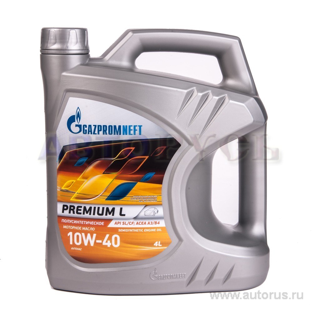 Масло моторное Gazpromneft Premium L 10W-40 полусинтетическое 4 л 2389907293