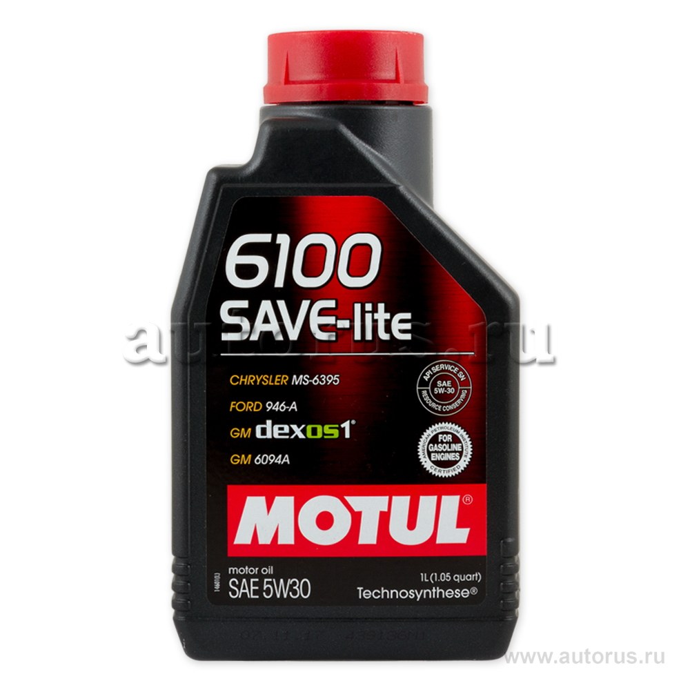 Масло моторное Motul 6100 Save-Lite 5W-30 синтетическое 1 л 107956
