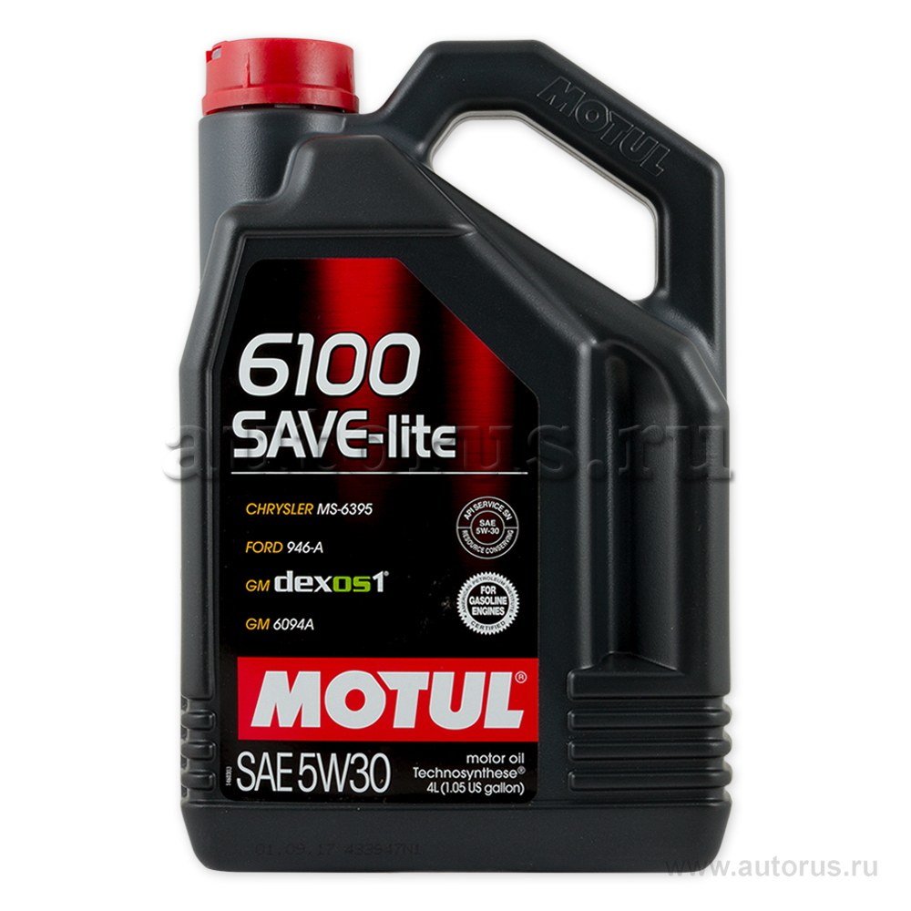 Масло моторное Motul 6100 Save-Lite 5W-30 4 л 107957