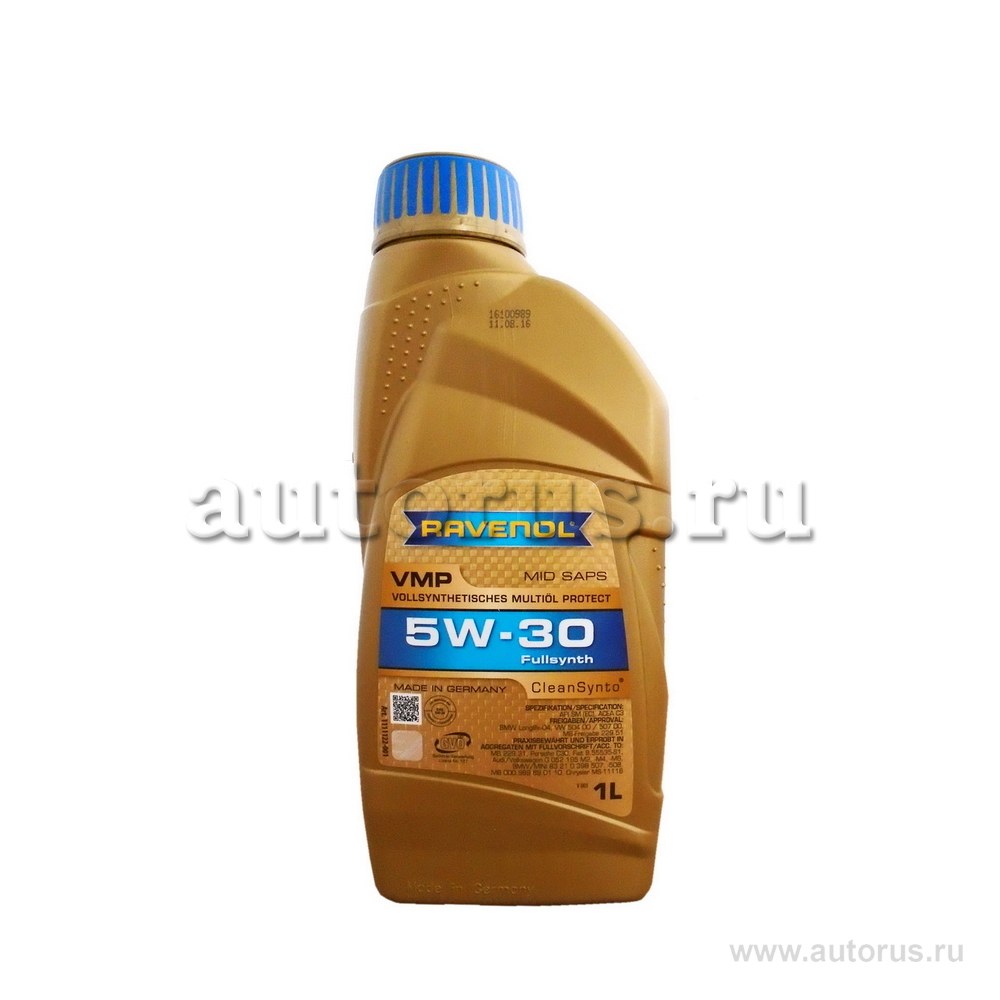 Масло моторное RAVENOL VMP 5W-30 1 л 1111122-001