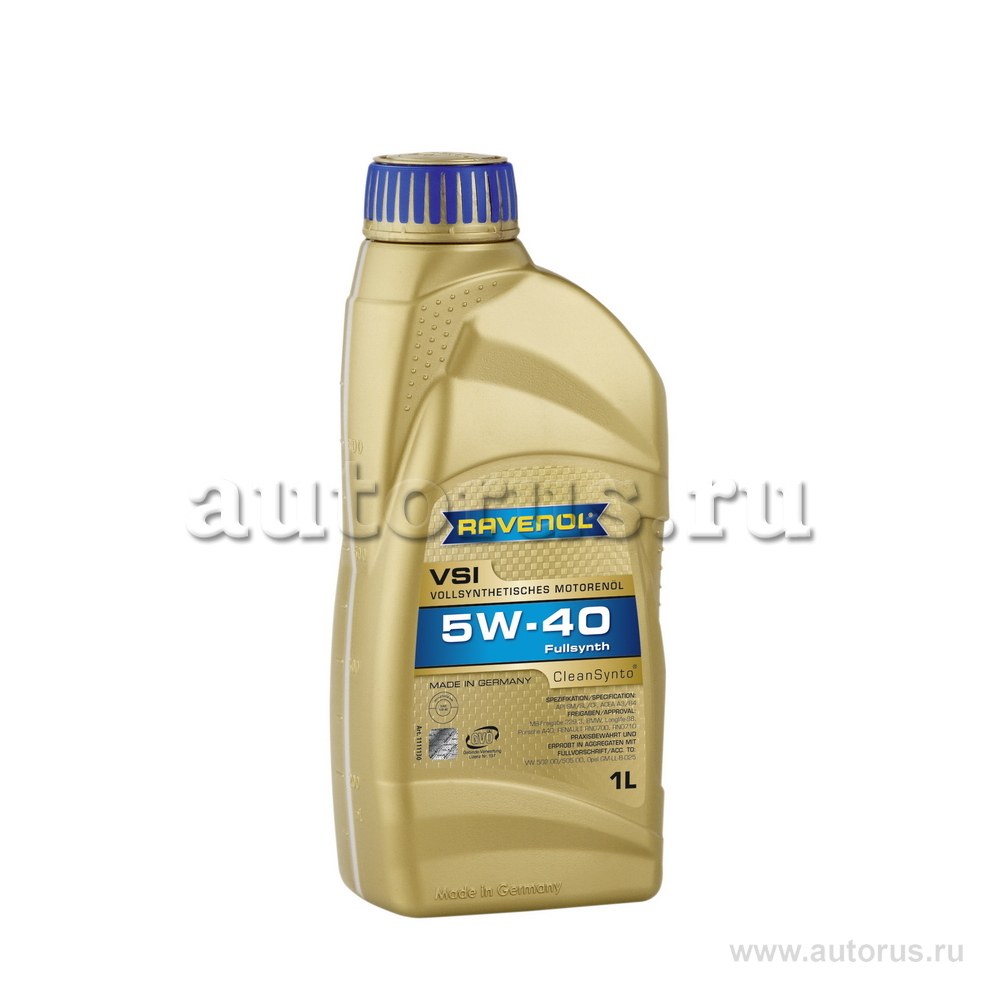 Масло моторное RAVENOL VSI 5W-40 1 л 1111130-001