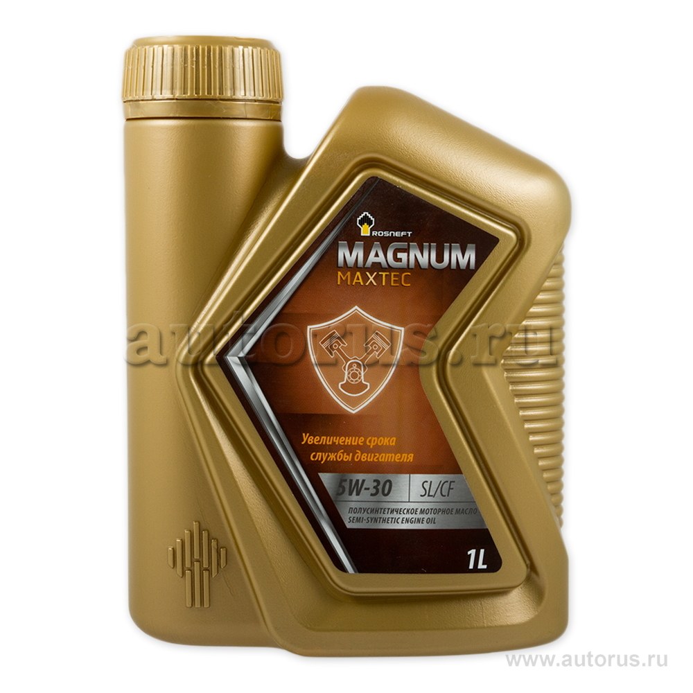 Масло моторное Rosneft Magnum Maxtec 5W-30 полусинтетическое 1 л 40814832