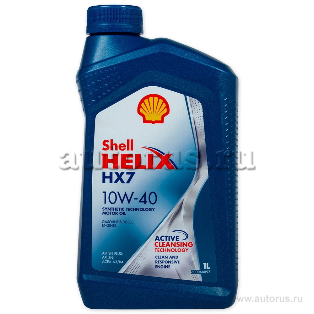 Масло моторное SHELL Helix HX7 SP 10W-40 п/c 1 л 550051574/550070412
