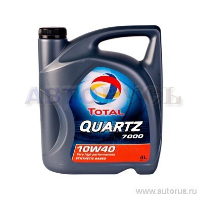 Масло моторное TOTALENERGIES Quartz 7000 10W-40 полусинтетическое 4 л 11020501
