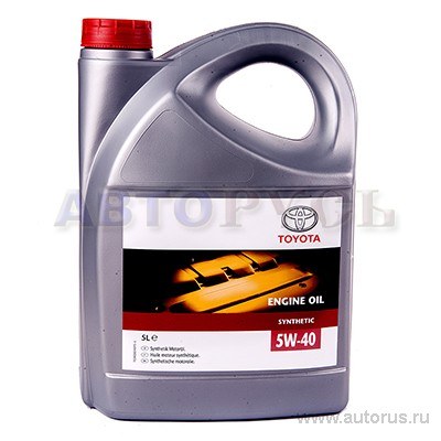 Масло моторное TOYOTA Engine Oil 5W-40 синтетическое 5 л 08880-80835