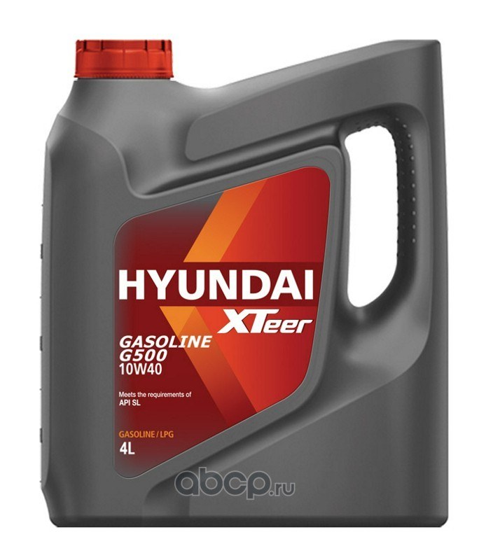 Масло моторное HYUNDAI XTeer G500 SL 10W40, 4 л 1041044