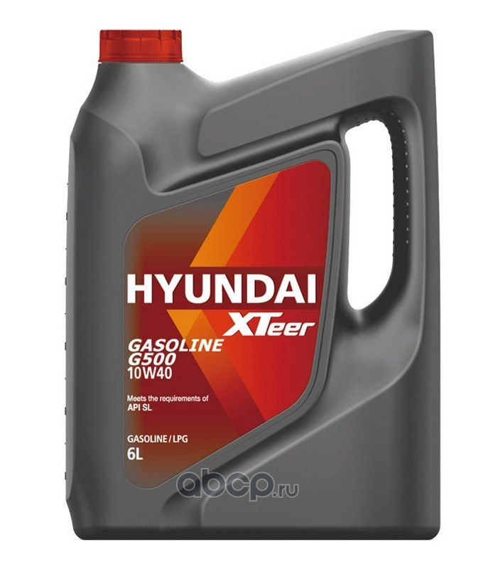 Масло моторное HYUNDAI XTeer G500 SL 10W40, 6 л 1061044