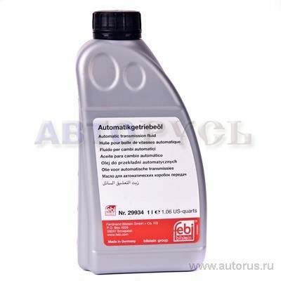Масло трансмиссионное Febi ATF 1 л 29934