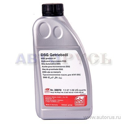 Масло трансмиссионное Febi DSG 1 л 39070