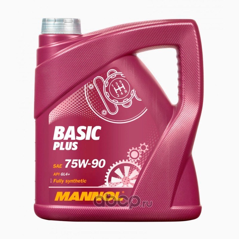 Масло трансмиссионное синт. 8108 MANNOL BASIC PLUS GETRIEBEOEL 75W90 4 л. 1322
