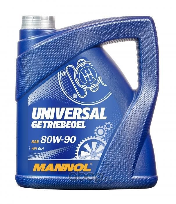 Масло трансмиссионное 8107 MANNOL UNIVERSAL GETRIEBEOEL 80W90 4 л. 1355