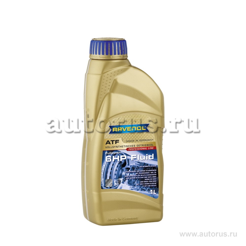 Масло трансмиссионное АКПП RAVENOL ATF 6HP Fluid 1 л 1211112-001