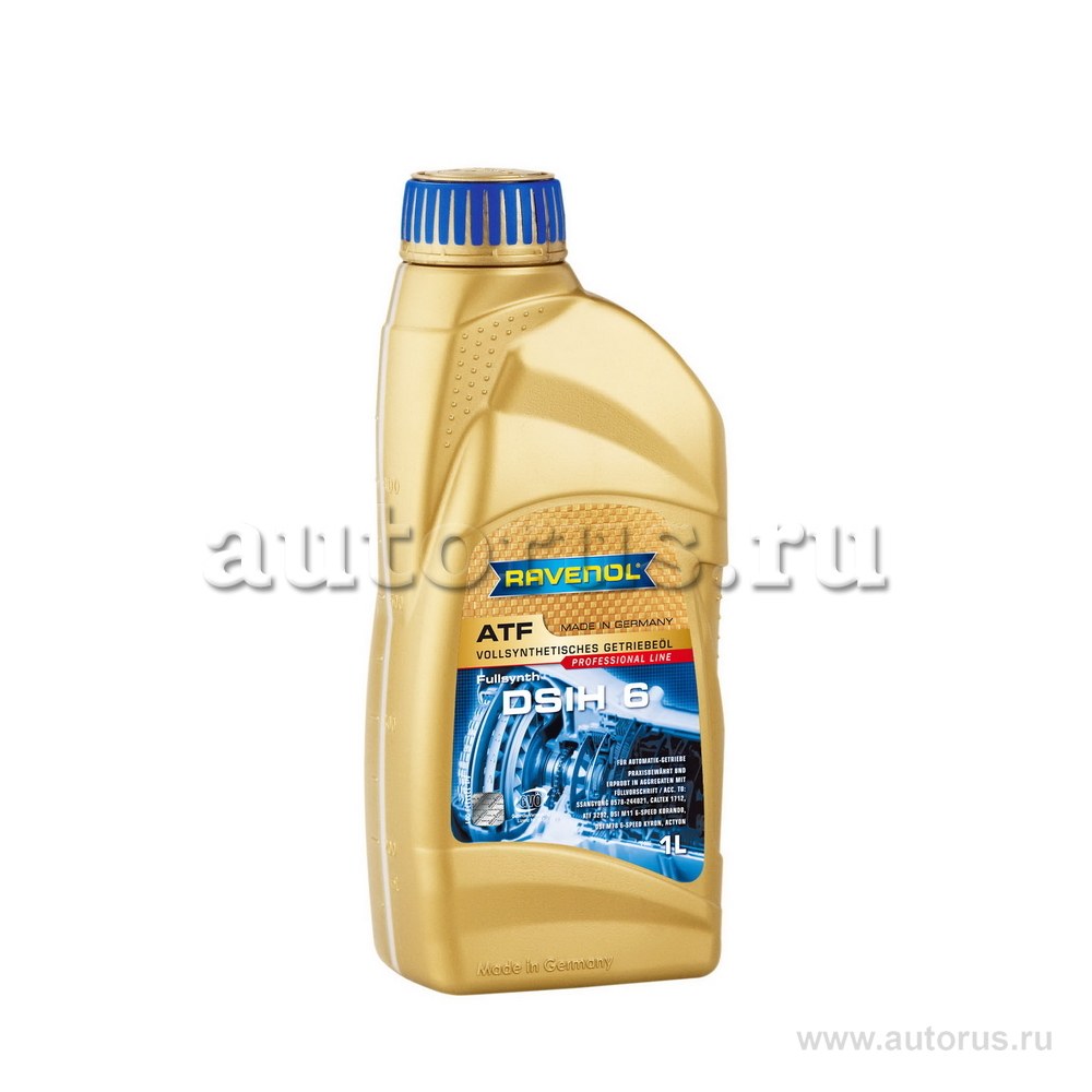 Масло трансмиссионное АКПП RAVENOL ATF DSIH 6 1 л 1211133-001
