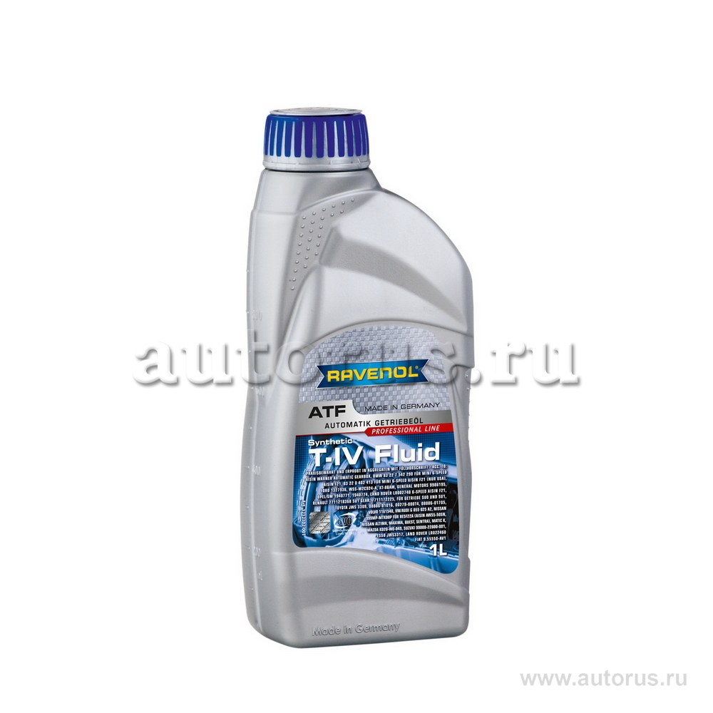 Масло трансмиссионное АКПП RAVENOL ATF T-IV Fluid 1 л 1212102-001