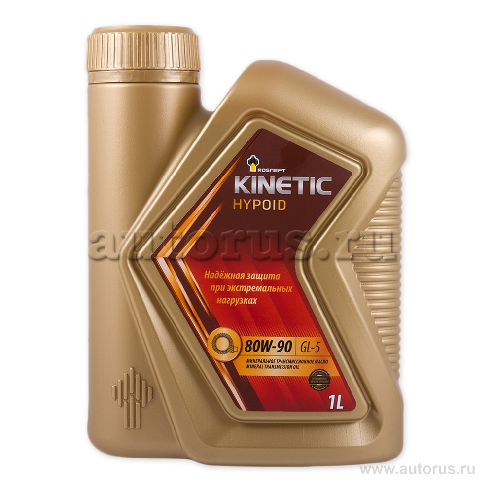 Масло трансмиссионное Rosneft Kinetic Hypoid 80W90 минеральное 1 л 40817332
