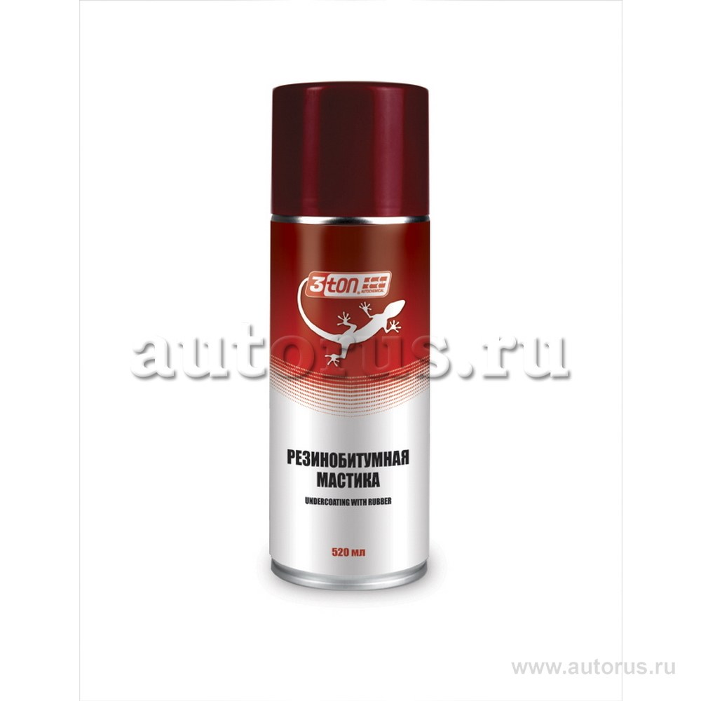 Мастика резинобитумная UNDERCOATING with RUBBER 520 мл. ТС-519 3TON 40041