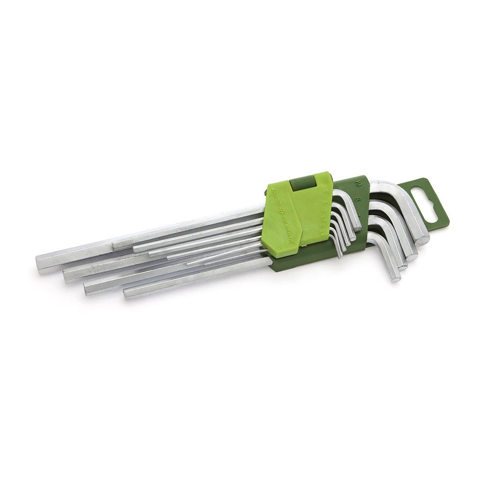 Набор ключей шестигранных удлинённых (1.5,2,2.5,3,4,5,6,7,8,10 мм) 10 шт. Дело Техники 561102