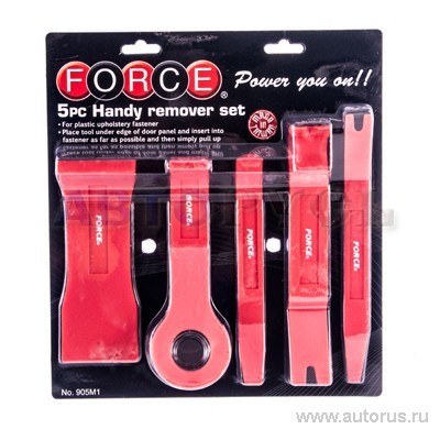 Набор съемников обшивки салона 5пр. FORCE 905M1
