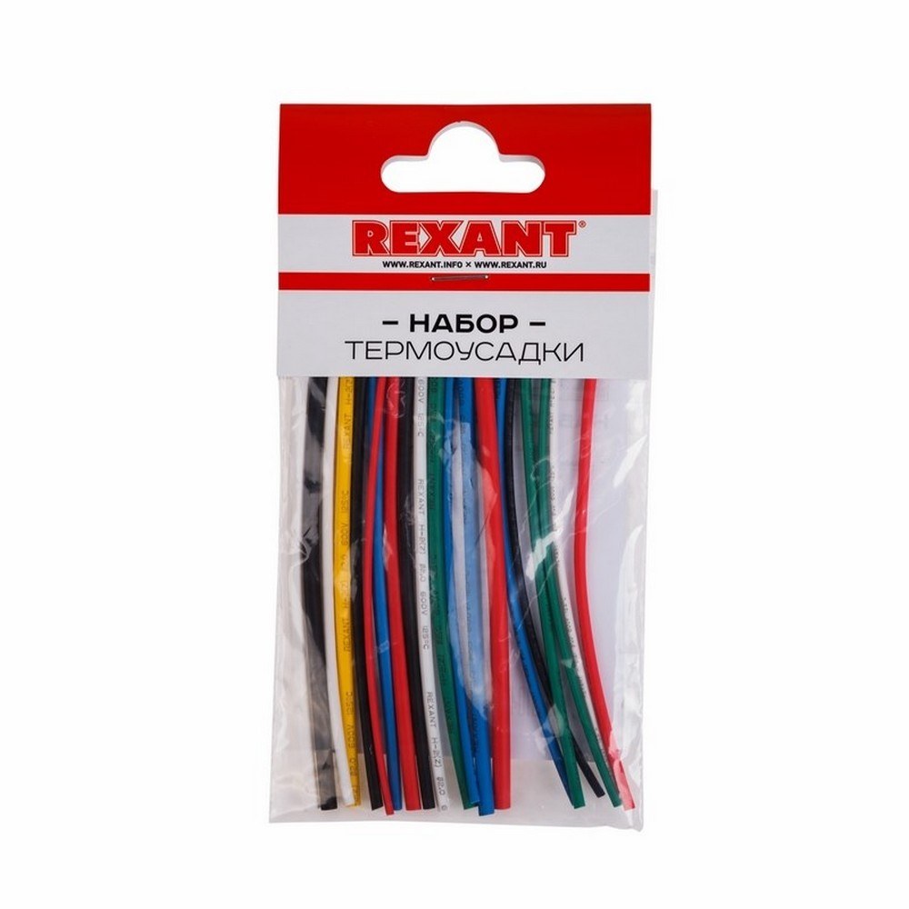 Трубки термоусадочные, компл. 20 шт., REXANT N4 (АВТО) 29-0104