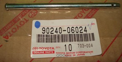 Направляющая суппорта тормозного переднего TOYOTA 90240-06024